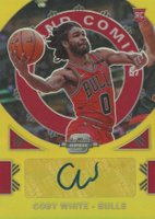 2019 Panini Contenders Optic Up and Coming Autographs #UCCBW Coby White Gold Basketball Card