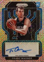 2021 Panini Prizm Rookie Signatures #RSFRW Franz Wagner Mojo Prizm Basketball Card