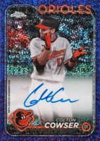 2024 Topps Chrome Rookie Autographs #RACC Colton Cowser Purple Speckle Refractor Baseball Card