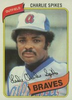 1980 Topps #294 Charlie Spikes Baseball Card