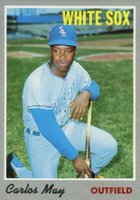 1970 Topps #18 Carlos May Baseball Card