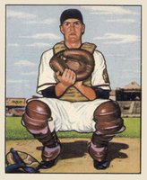 1950 Bowman #56 Del Crandall Correct spell Crandall Baseball Card