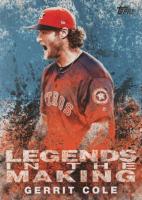 2018 Topps Update Legends in the Making #LITM-10 Gerrit Cole Blue Baseball Card