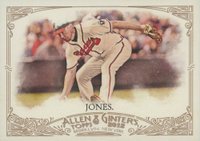2012 Topps Allen & Ginter #33 Chipper Jones Baseball Card