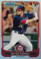 2012 Bowman Chrome #214 Bryce Harper Refractor Baseball Card