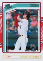 2024 Panini Donruss #122 Roman Anthony Artist Proof Baseball Card