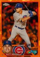 2023 Topps Chrome Update Sapphire Edition #42 Matt Mervis Orange Baseball Card