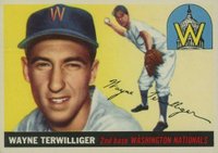 1955 Topps #34 Wayne Terwilliger Baseball Card