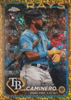 2024 Topps Chrome Update #USC193 Junior Caminero Gold Mini Diamond Refractor Baseball Card