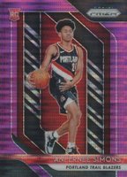 2018 Panini Prizm #61 Anfernee Simons Purple Pulsar Basketball Card