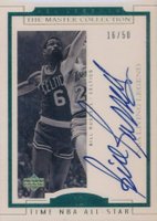 2000 Upper Deck Legends Master Collection Autograph #BL2 Bill Russell All-Star Games Basketball Card