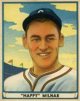 1941 Play Ball #33 Happy Milnar Baseball Card