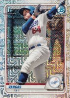 2020 Bowman Chrome Mega Box #BCP131 Miguel Vargas Baseball Card