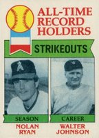 1979 Topps #417 All Time Strikeout Leaders Baseball Card