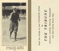 1916 Altoona Tribune #88 William James Baseball Card