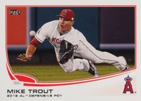 2013 Topps #536 Mike Trout Mini Baseball Card