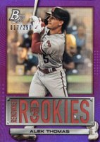 2022 Bowman Platinum Renowned Rookies #RR11 Alek Thomas Purple Baseball Card