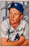 1952 Bowman #101 Mickey Mantle Baseball Card