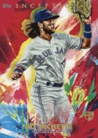 2020 Topps Inception #57 Bo Bichette Red Baseball Card