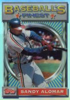 1993 Finest #26 Sandy Alomar Jr. Refractor Baseball Card