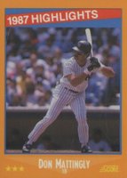 1988 Score Glossy #658 Don Mattingly Baseball Card