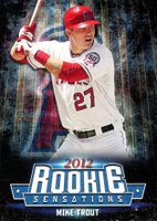 2015 Topps Update Rookie Sensations #RS-3 Mike Trout Baseball Card