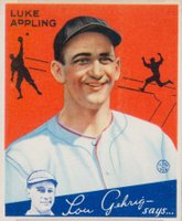 1934 Goudey #27 Luke Appling Baseball Card