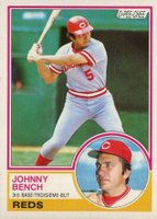 1983 O-Pee-Chee #60 Johnny Bench Baseball Card