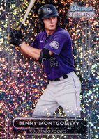 2022 Bowman Sterling #BSP84 Benny Montgomery Speckle Refractor Baseball Card