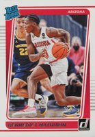 2022 Panini Chronicles Draft Picks Donruss Rated Rookie #3 Bennedict Mathurin Basketball Card