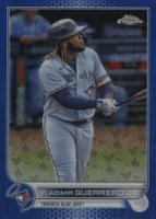 2022 Topps Chrome Logofractor Edition #79 Vladimir Guerrero Jr. Blue Baseball Card