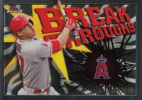 2017 Finest Breakthroughs #FB-MT Mike Trout Baseball Card