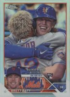 2023 Topps Chrome Update #USC10 Brett Baty Refractor Baseball Card