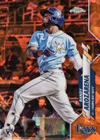2020 Topps Chrome Update Sapphire Edition #208 Randy Arozarena Orange Baseball Card