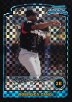 2003 Bowman Chrome Draft Picks #124 Robinson Cano Xfractor Baseball Card