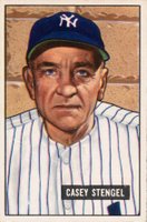 1951 Bowman #181 Casey Stengel Baseball Card