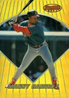 1996 Bowman's Best #52 Manny Ramirez Refractor Baseball Card