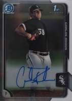 2015 Bowman Chrome Autograph Prospect #CR Carlos Rodon Baseball Card