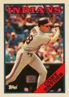 1988 Topps Tiffany #620 Cory Snyder Baseball Card