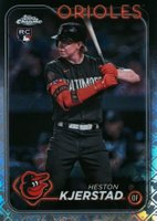 2024 Topps Chrome Logofractor Edition #142 Heston Kjerstad Baseball Card