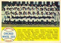 1958 Topps #256 Chicago White Sox Baseball Card