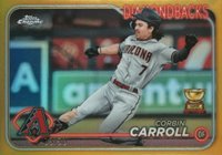 2024 Topps Chrome #267 Corbin Carroll Gold Refractor Baseball Card