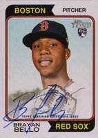 2023 Topps Heritage Real One Autographs #ROABBO Brayan Bello Baseball Card