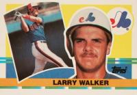 1990 Topps Big Baseball #296 Larry Walker Baseball Card