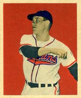 1949 Bowman #27 Bob Feller Baseball Card