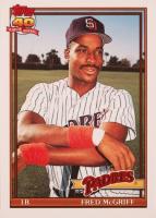 1991 Topps Traded #77T Fred McGriff Baseball Card