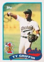 1989 Topps #713 Ty Griffin Baseball Card