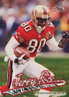 1997 Ultra #P133 Jerry Rice Platinum Medallion Football Card