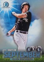 2023 Bowman Sights on September #SOS6 Colson Montgomery Baseball Card
