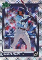 2020 Panini Donruss Rated Prospects #RP1 Wander Franco Diamond Baseball Card